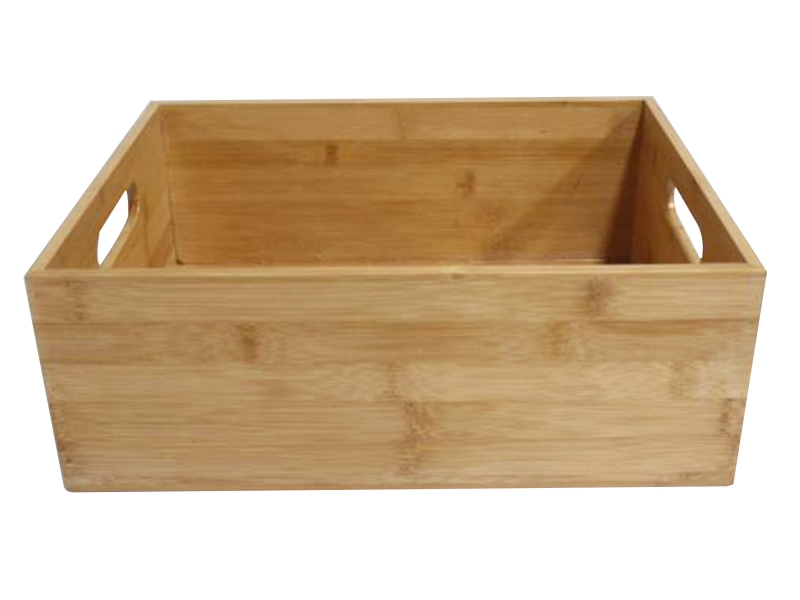 Bamboo storage bin from Vietnam